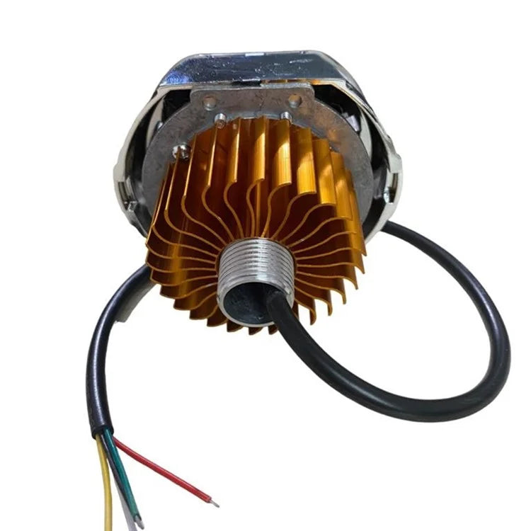 Motorcycle Modified LED Headlight Dual Aperture Motorbike Spotlight