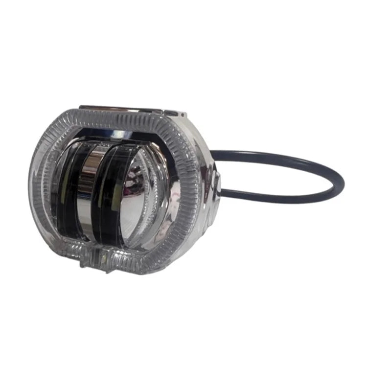 Motorcycle Modified LED Headlight Dual Aperture Motorbike Spotlight