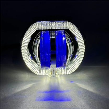 Motorcycle Modified LED Headlight Dual Aperture Motorbike Spotlight