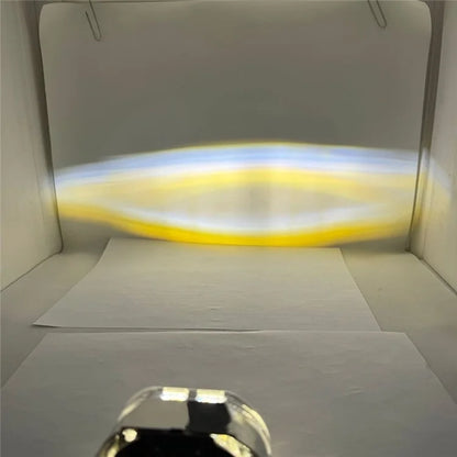 Motorcycle Modified LED Headlight Dual Aperture Motorbike Spotlight