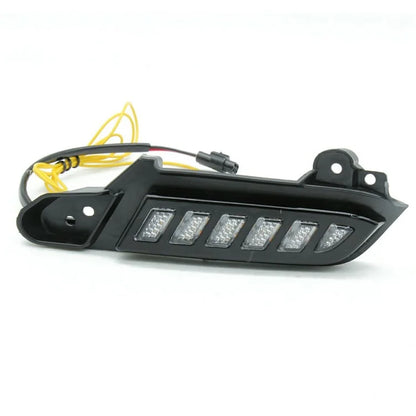 For Toyota Tacoma 2016-2020 1 Pair Car Daytime Running Light White+Yellow LED Turn Signal Lamp