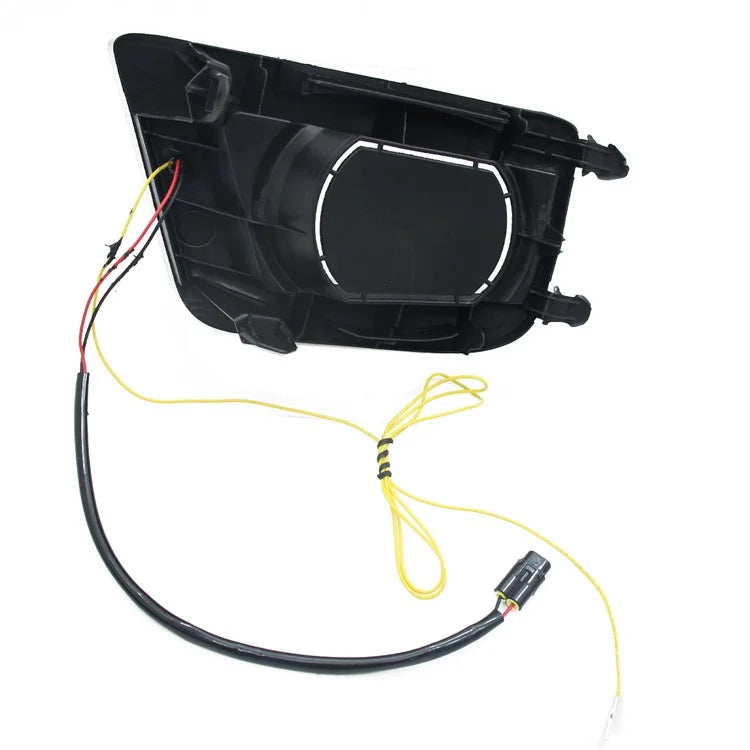 For Toyota Tacoma 2012-2015 1 Pair Car DRL Light Bright White+Yellow LED Turn Signal Fog Lamp