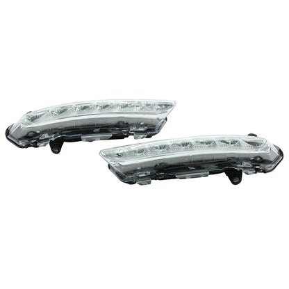 WINAUTO MCL096DCP For C-Class W204 AMG 2008 2009 2010 C200 C260 C300 1 Pair White LED Daytime Running Light