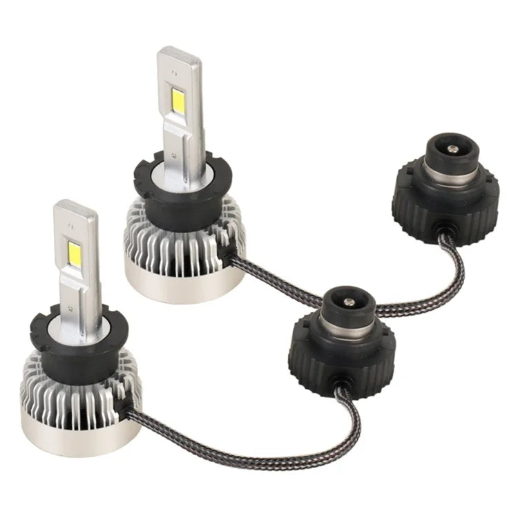 D4S 1 Pair LED Bulb 35W 4500LM Bright Bulb Windless Direct Insertion Interior Car Lights
