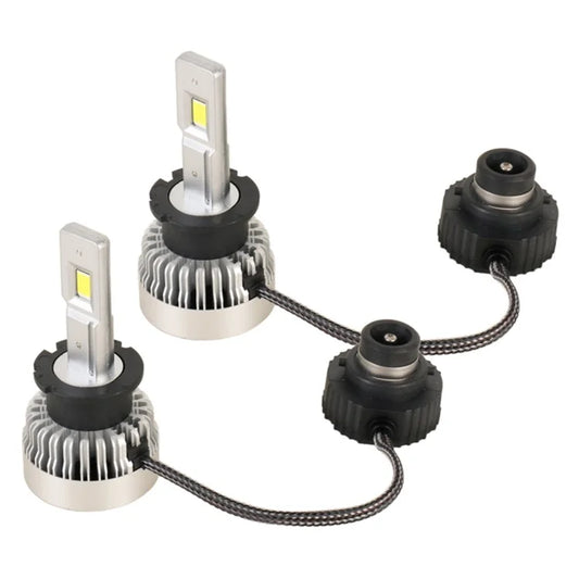 D4S 1 Pair LED Bulb 35W 4500LM Bright Bulb Windless Direct Insertion Interior Car Lights