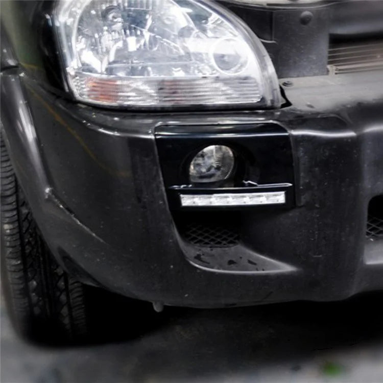 WINAUTO 1 Pair IP67 Waterproof LED Daytime Running Lights for Hyundai Tucson 2005-2009