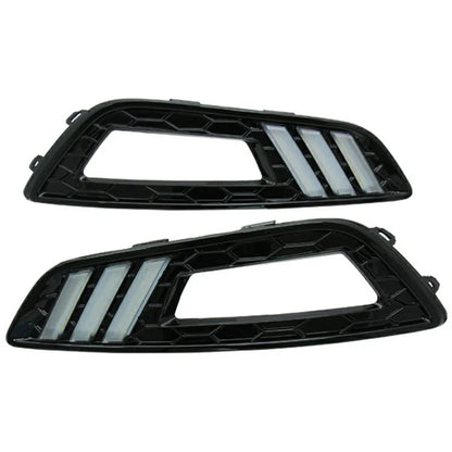 WINAUTO 1 Pair LED DRL Light for Ford All-New Focus 2015 Waterproof Car Turn Signal Lamp