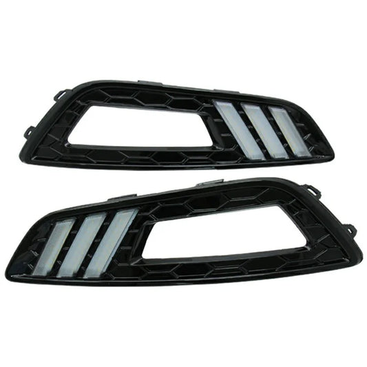 WINAUTO 1 Pair LED DRL Light for Ford All-New Focus 2015 Waterproof Car Turn Signal Lamp