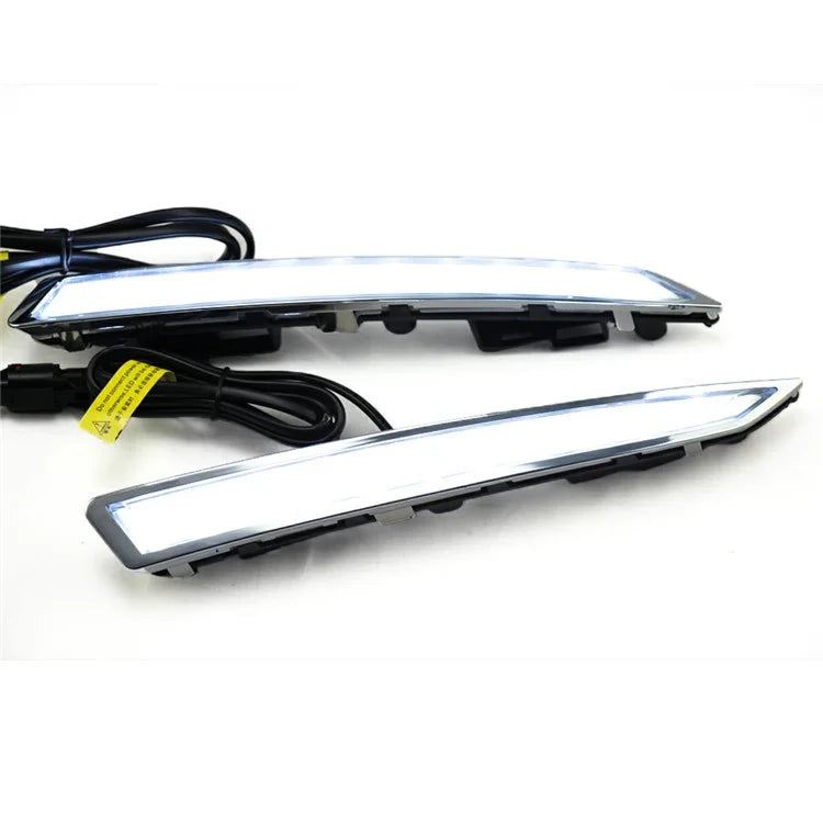 WINAUTO For Ford Kuga / Escape 2013-2015 1 Pair LED DRL Light Waterproof Car Daytime Running Lamp