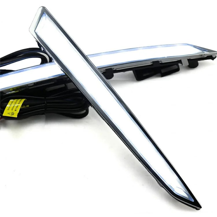 WINAUTO For Ford Kuga / Escape 2013-2015 1 Pair LED DRL Light Waterproof Car Daytime Running Lamp
