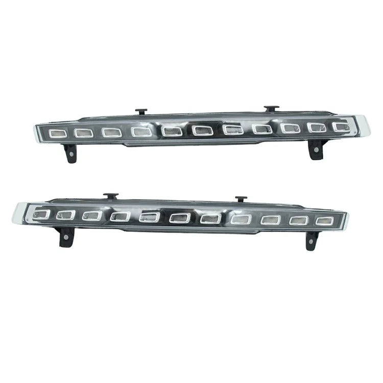 WINAUTO 1 Pair Waterproof LED DRL Light for Q7 2010-2015 Flowing Turn Signal Lamp