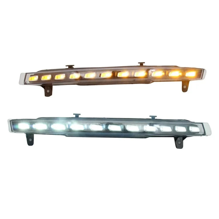 WINAUTO 1 Pair Waterproof LED DRL Light for Q7 2010-2015 Flowing Turn Signal Lamp