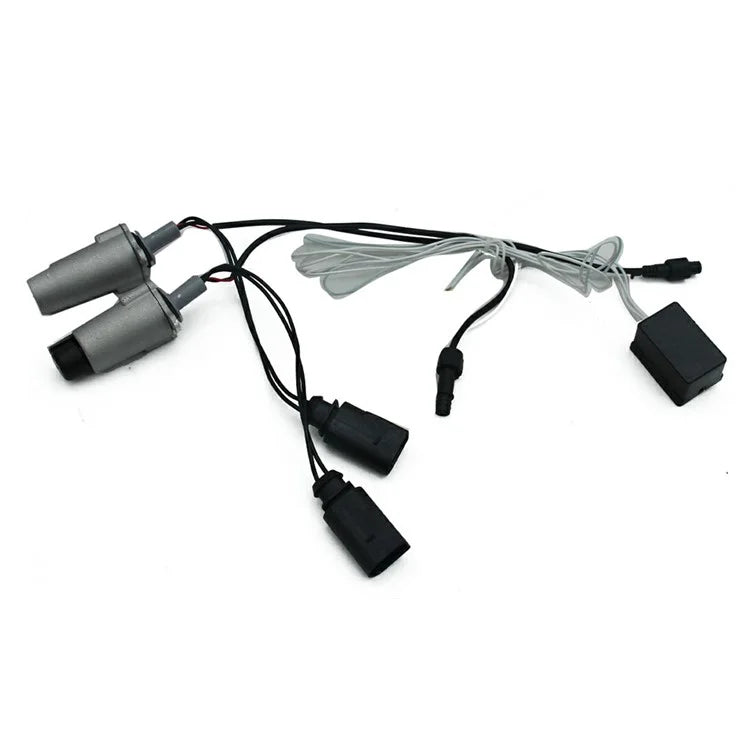 WINAUTO 1 Pair Waterproof LED DRL Light for Q7 2010-2015 Flowing Turn Signal Lamp
