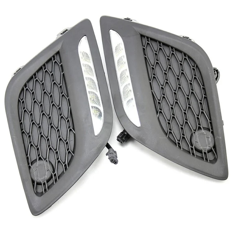 WINAUTO For XC60 2009-2013 1 Pair Daytime Running Lamp Super Bright LED Car DRL Light