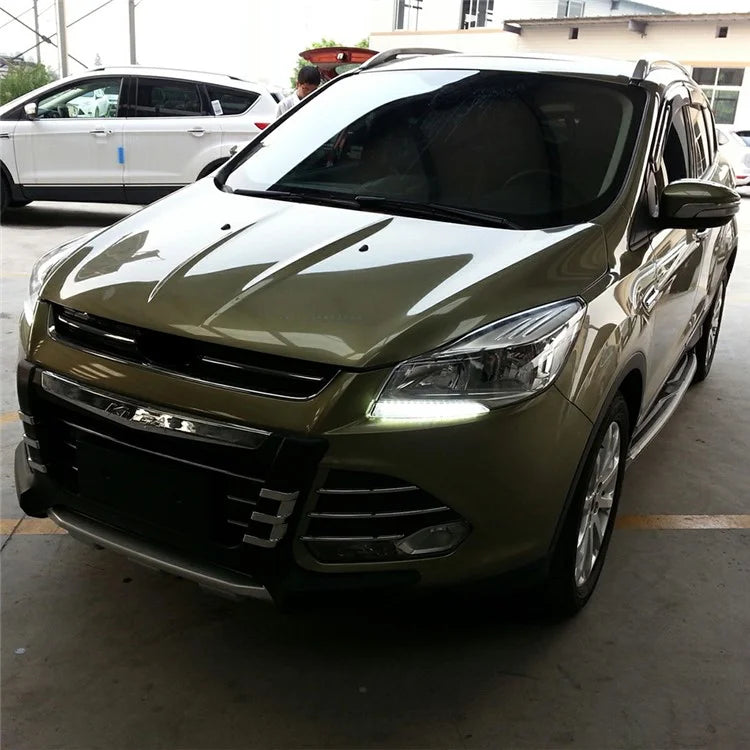 WINAUTO For Ford Kuga / Escape 2013-2015 1 Pair Car DRL Light Waterproof LED Daytime Running Lamp