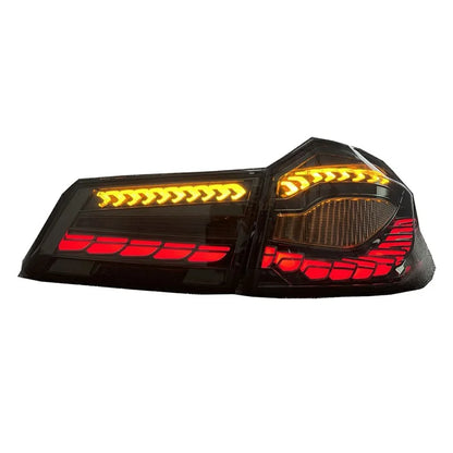 WINAUTO 2Pcs Car LED Tail Lamp for 5-Series G30 / G38 (2018-2020) PP+Acrylic Turn Signal Light