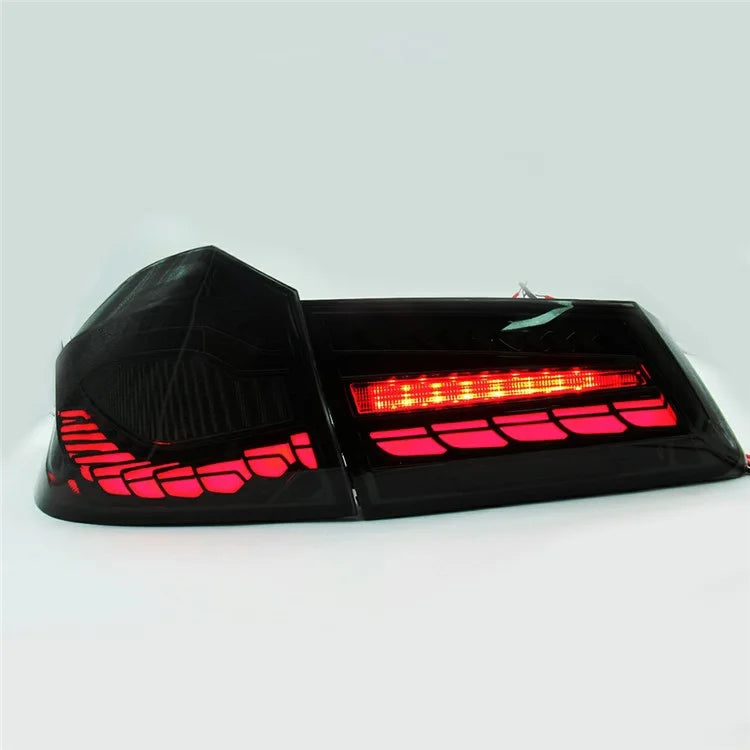 WINAUTO 2Pcs Car LED Tail Lamp for 5-Series G30 / G38 (2018-2020) PP+Acrylic Turn Signal Light