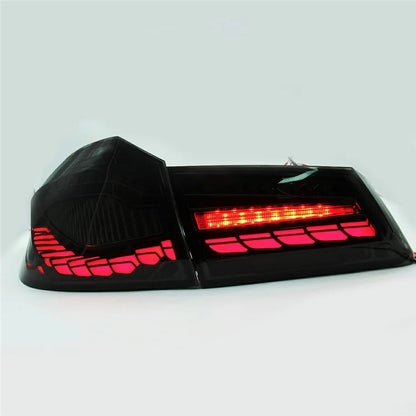 WINAUTO 2Pcs Car LED Tail Lamp for 5-Series G30 / G38 (2018-2020) PP+Acrylic Turn Signal Light
