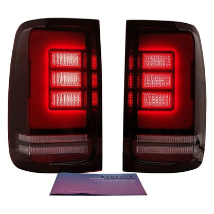 WINAUTO 2Pcs for Amarok 2008-2019 Car LED Tail Lamp Braking Turn Signal Light