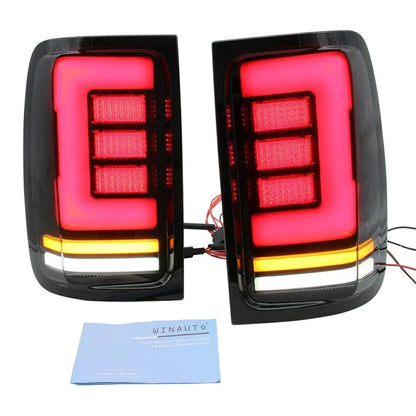 WINAUTO 2Pcs for Amarok 2008-2019 Car LED Tail Lamp Braking Turn Signal Light