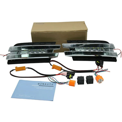 WINAUTO For GL450 X164 2006-2009 1 Pair Car Daytime Running Lamp Super Bright LED DRL Light
