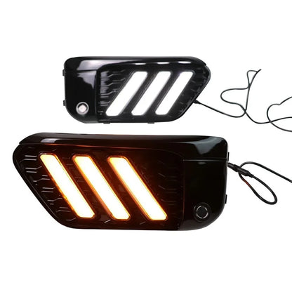 WINAUTO 1 Pair LED Daytime Running Lights for X1 F48 / F49 (2015-2020) Dual Color DRL Lamps