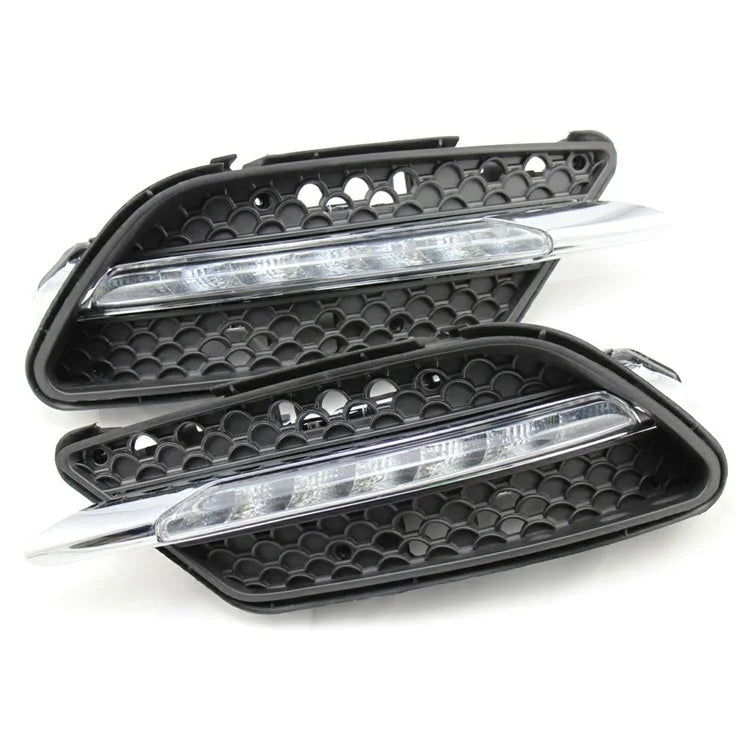 WINAUTO For C-Class W204 AMG 2008-2010 1 Pair Car Super Bright DRL Light LED Daytime Running Lamp