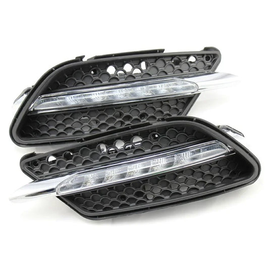WINAUTO For C-Class W204 AMG 2008-2010 1 Pair Car Super Bright DRL Light LED Daytime Running Lamp
