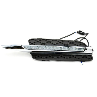 WINAUTO 1 Pair LED Daytime Running Lights for X5 E70 (2007-2010) Electroplating Clear Driving Light