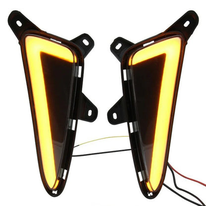 WINAUTO For TOYOTA C-HR  /  IZOA 2017-2020 1 Pair LED Daytime Running Lights Dual-Way Function Car Light
