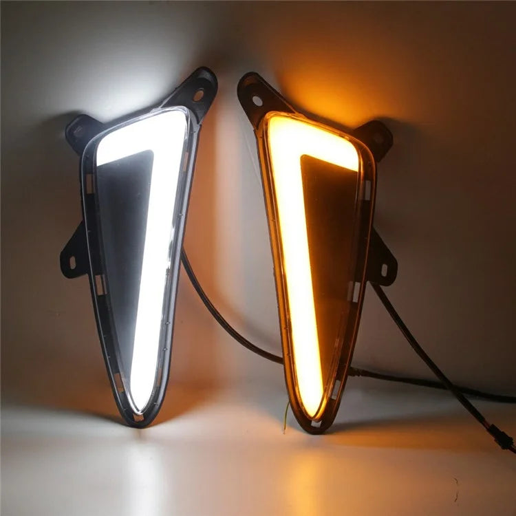 WINAUTO For TOYOTA C-HR  /  IZOA 2017-2020 1 Pair LED Daytime Running Lights Dual-Way Function Car Light