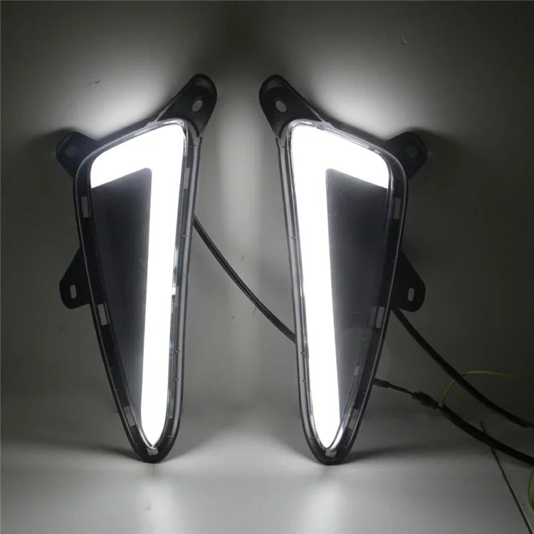 WINAUTO For TOYOTA C-HR  /  IZOA 2017-2020 1 Pair LED Daytime Running Lights Dual-Way Function Car Light