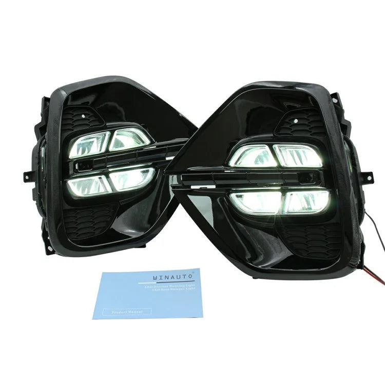 WINAUTO For Kia KX5  /  ACE 2018-2019 1 Pair Waterproof Daytime Running Lamp LED Car DRL Light
