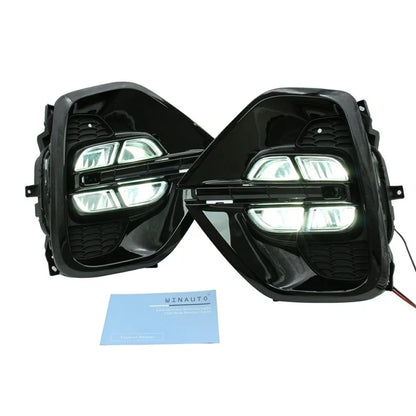 WINAUTO For Kia KX5  /  ACE 2018-2019 1 Pair Waterproof Daytime Running Lamp LED Car DRL Light