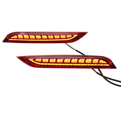 WINAUTO 1 Pair LED Rear Bumper Light for Polo 2014-2018 Turn Signal Brake Lamp