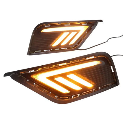 WINAUTO 1 Pair for Tharu 2019 Car LED Daytime Running Lights with 3 Lighting Colors