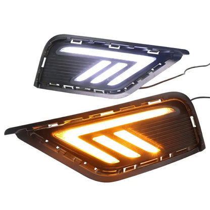 WINAUTO 1 Pair for Tharu 2019 Car LED Daytime Running Lights with 3 Lighting Colors
