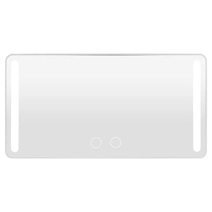 USB Powered Car Sun Visor LED Vanity Mirror Touch Control Makeup Mirror for Truck SUV