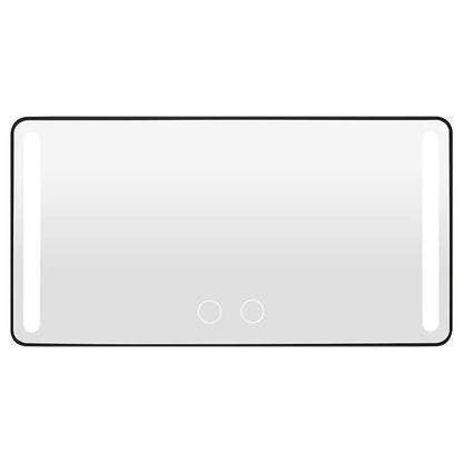 USB Powered Car Sun Visor LED Vanity Mirror Touch Control Makeup Mirror for Truck SUV