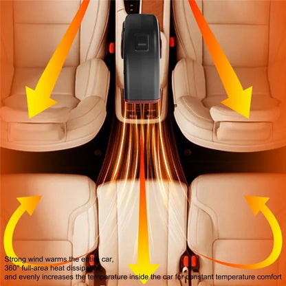 24V Car Heater Windshield Defrosting Defogging Vehicle Interior Heating Fan