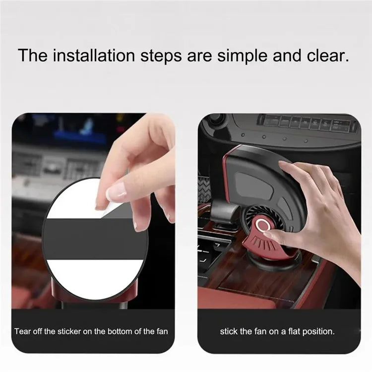 24V Car Heater Windshield Defrosting Defogging Vehicle Interior Heating Fan