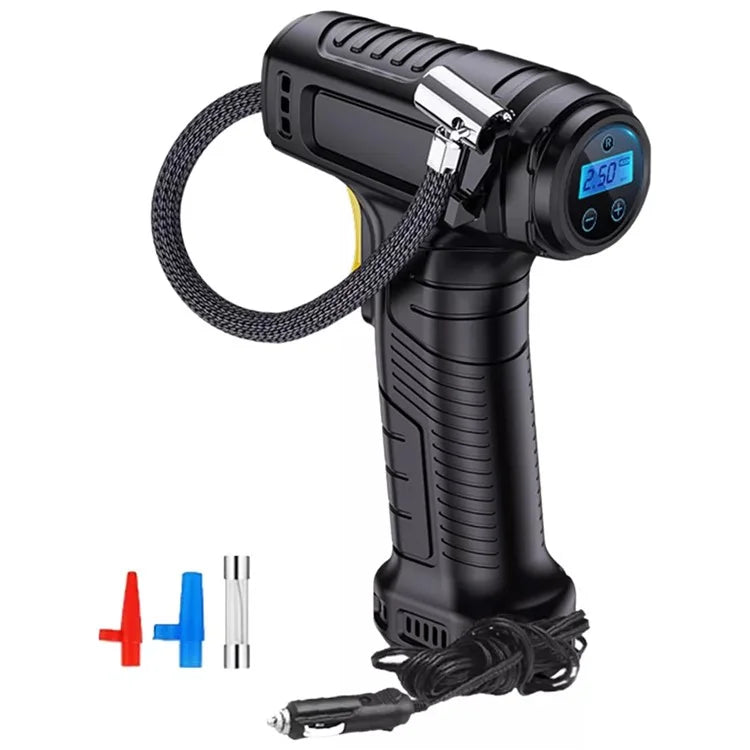 Rechargeable Wireless Electric Air Pump Digital Display Car Motorcycle Bike Tire Inflator