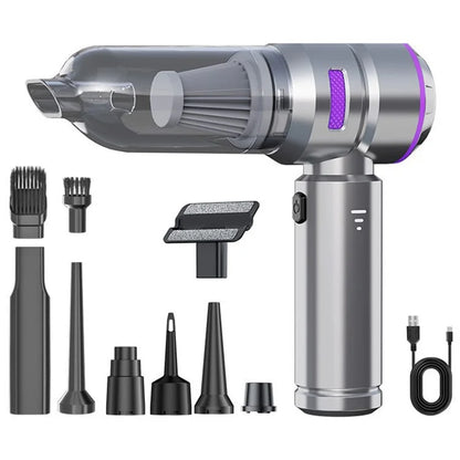 ST-6659 Brushless Motor Rechargeable Car Vacuum Cleaner Multifunction Handheld Car Home Cleaning Tool