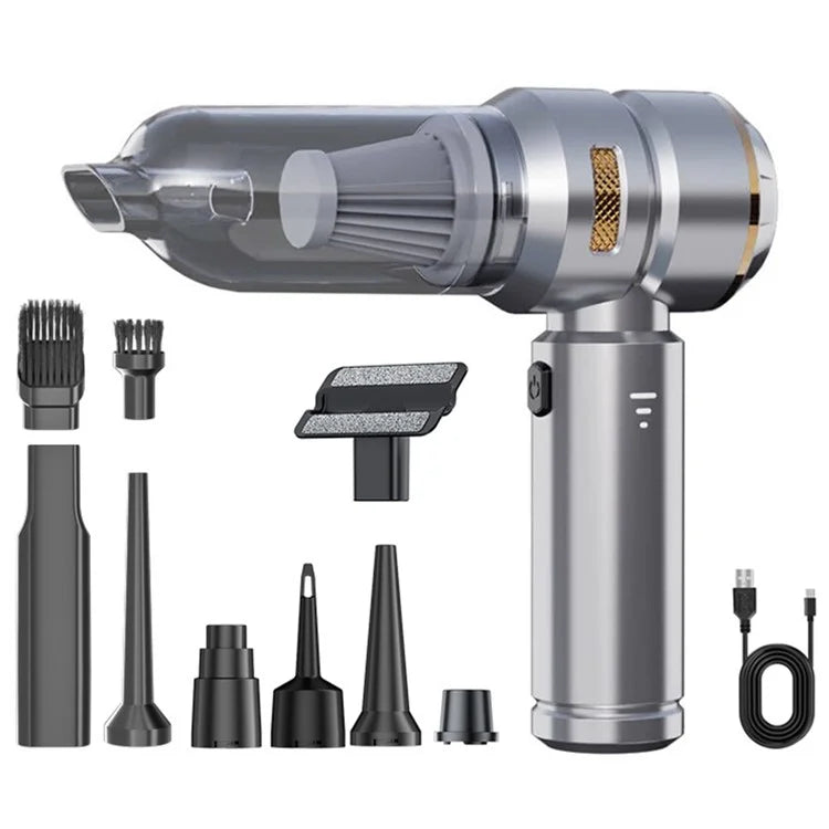 ST-6659 Brushless Motor Rechargeable Car Vacuum Cleaner Multifunction Handheld Car Home Cleaning Tool