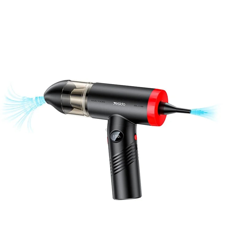 YESIDO VC06 Car Home Handheld Vacuum Cleaner Blow / Suction / Inflation Function Wireless Vacuum Cleaner