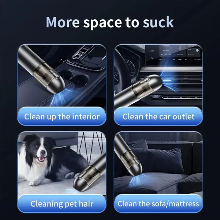 Q208 16000Pa Portable Car Handheld Vacuum Cleaner Cordless Cleaning Tool