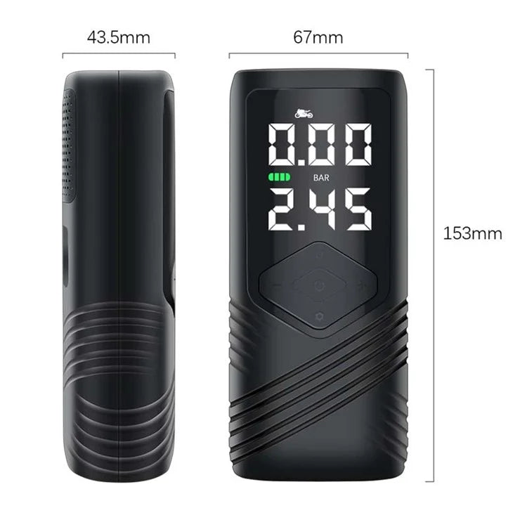 AERMOTOR Wireless Smart Car Air Pump Portable Flashlight Rechargeable Inflator for SUV Tire