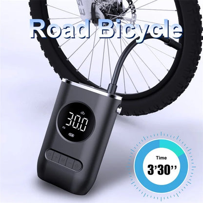 CQB-3668 Inflatable Pump Portable Handheld Digital Display Rechargeable Tire Pump with LED Light
