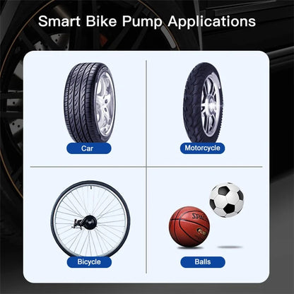 CQB-3668 Inflatable Pump Portable Handheld Digital Display Rechargeable Tire Pump with LED Light