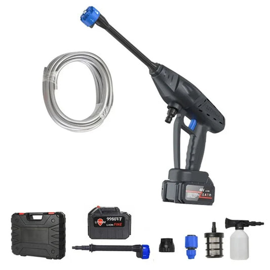 8103 High Pressure Water Gun Electric Car Household Spray Washer Cleaner Washing Machine (Battery: 96VH 18000mAh)
